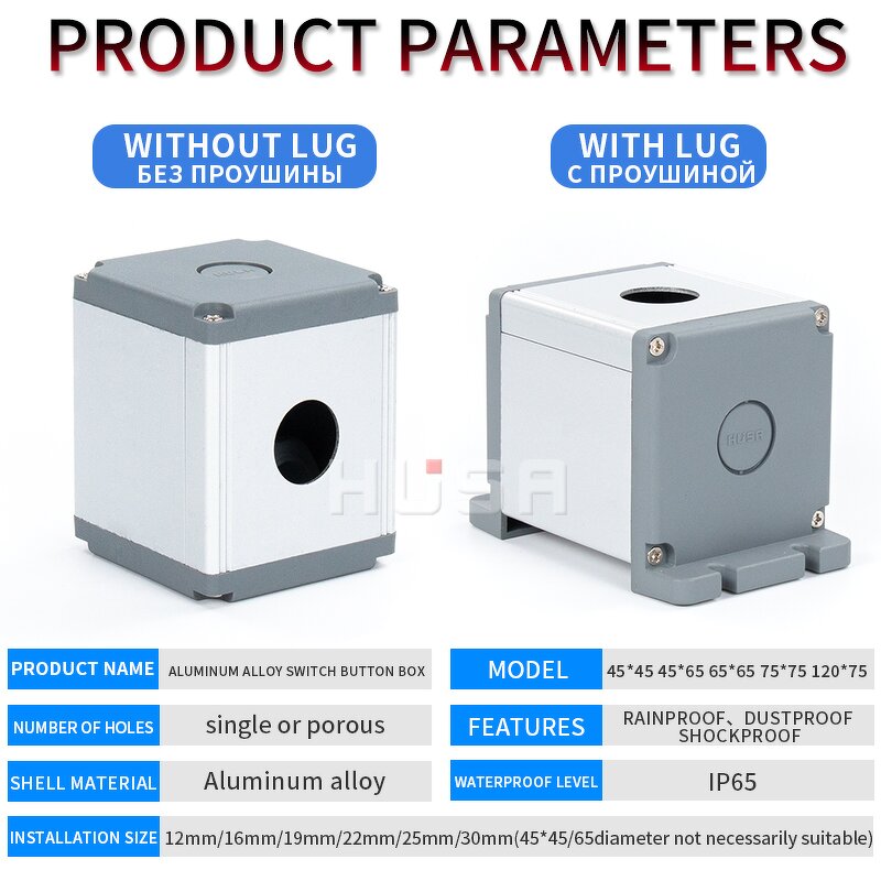 Push Button Switch Junction Box Manufacturer - OEM/ODM Custom Outdoor Electrical Junction Box Porous Metal Waterproof Button Box