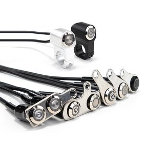 Motorcycle Accessories Button Factory - OEM/ODM Custom Heavy Duty 16mm 19mm Motorcycle Accessories Button Aluminum Alloy