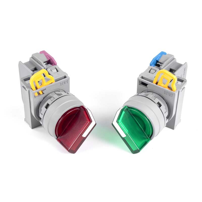 LAY6 LED Button Switch Manufacturer - OEM/ODM Custom LAY6 LED Button Switch Self Reset Knob Head 22mm Start DIY 1NO1NC