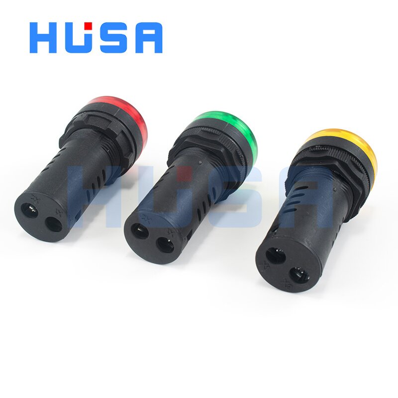 Industrial LED Audio Indicator Buzzer Factory - OEM/ODM Custom 22mm Industrial LED Audio Indicator Buzzer High Sound Piezo Metal