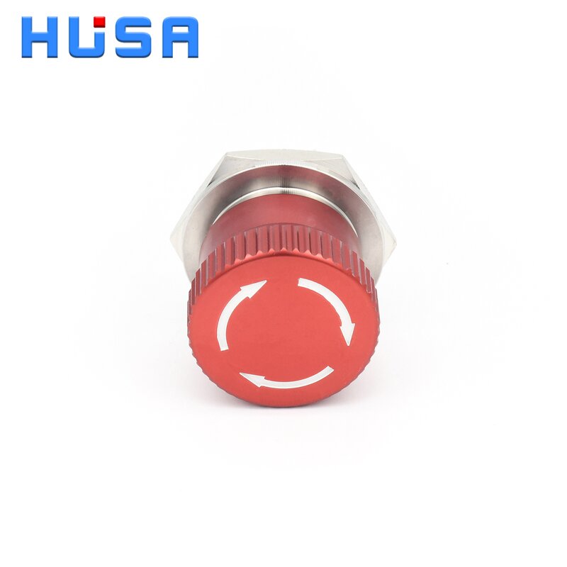 Emergency Button Switch Factory - OEM/ODM Custom Hot Selling Push Button Switch 30mm Stainless Steel 1NO1NC Emergency Button