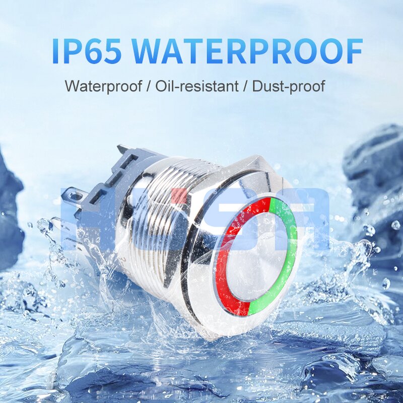 Anti Vandal Switch Manufacturer - OEM/ODM Custom 16-40mm Momentary Latching Anti Vandal Switch IP65 Industrial Automation Control