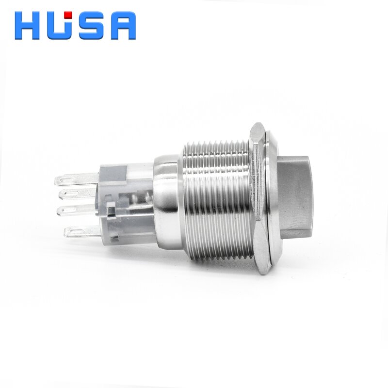 LED Illuminated Rotary Push Button Switch Manufacturer - OEM/ODM Custom 22mm LED Illuminated Momentary Latching 2 Way 3 Way Rotary