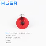 Metal - mushroom head push button switch
