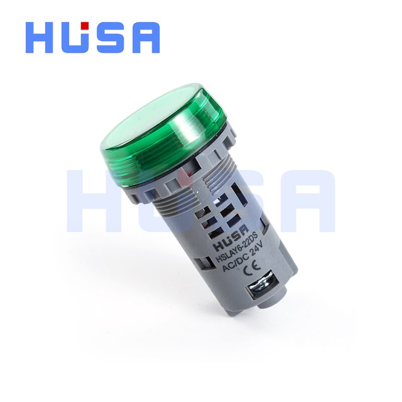 LED Power Indicator Lamp Factory - OEM/ODM Custom LED Power Indicator Lamp LAY6F-22DS 12-220V Plastic Signal Indicator Lights