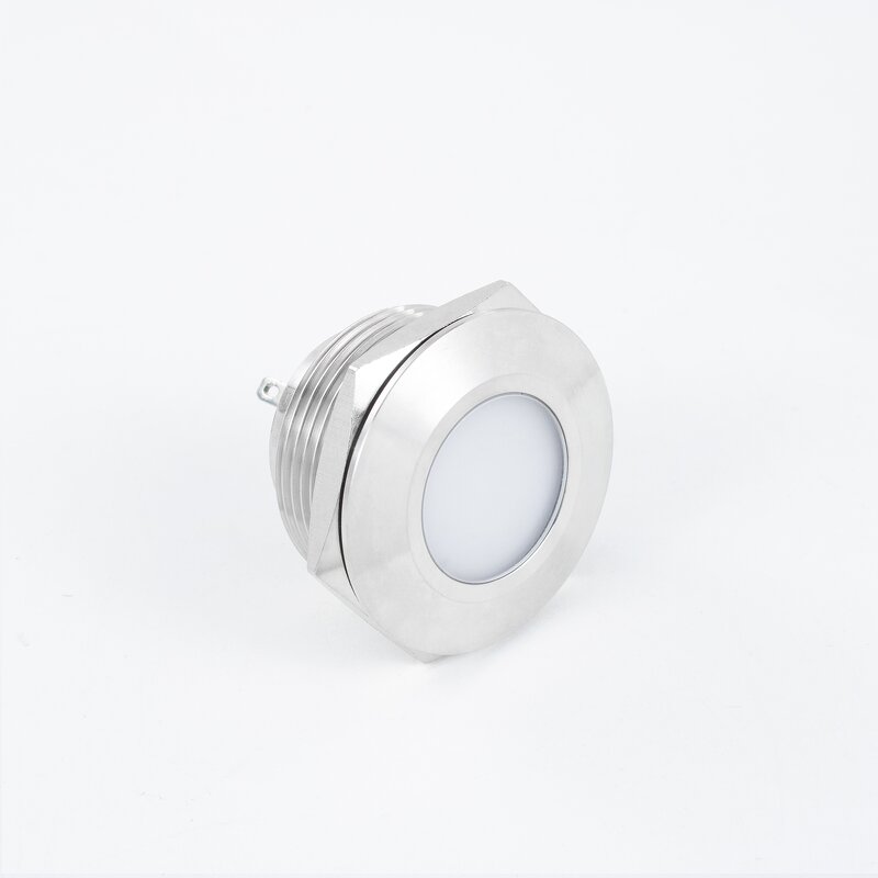 LED Indicator Lights Factory - OEM/ODM Custom 30mm Panel Mounted LED Indicator Lights Waterproof Metal Equipment Lights 12-220V