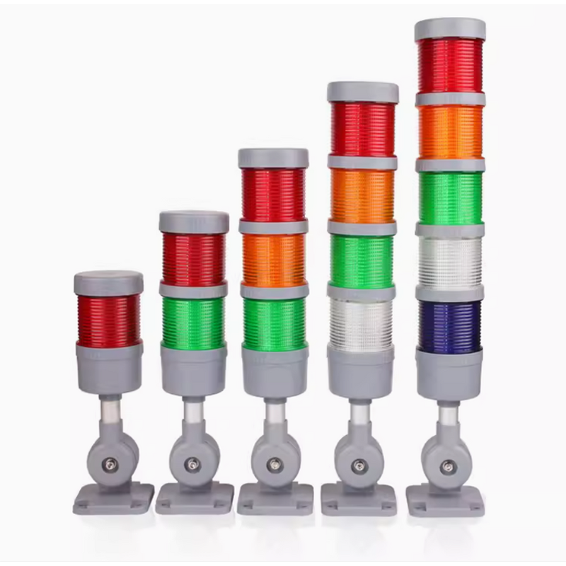Signal Tower Lamp Factory - OEM/ODM Custom High Quality 24V Multi-color Signal Tower Lamp LED Flashing Alarm with Buzzer