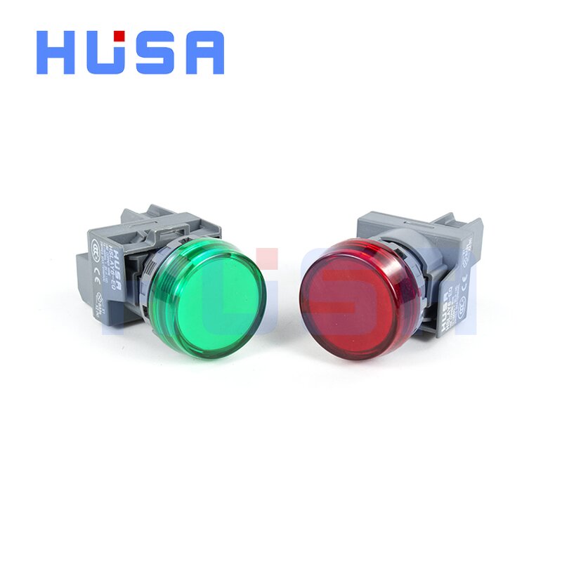 Waterproof IP65 Button Switches Factory - OEM/ODM Custom LAY6 Push Button Switch 22MM Warning Indicator 6-220V Waterproof IP65