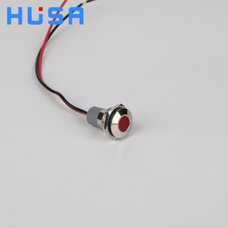 Switch Board Indicator Light Manufacturer - OEM/ODM Custom Hotsale 14mm Flat Head Switch Board Indicator Light Waterproof IP65