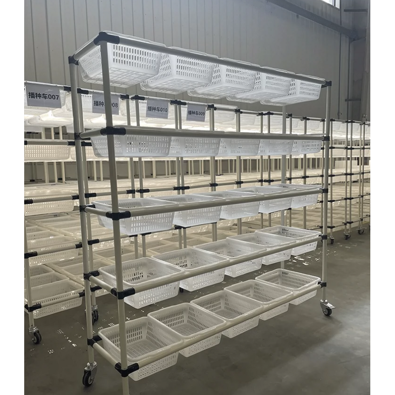 Warehouse Shelves Cart Factory - OEM/ODM Custom Multi Level Express E-commerce Sorting Warehouse Shelves Manual Steel Cart