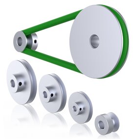 Motor Belt Pulley Factory - OEM/ODM Custom Customized Precision V-slot Motor Belt Pulley U-shaped Dual-slot Motor Spindle