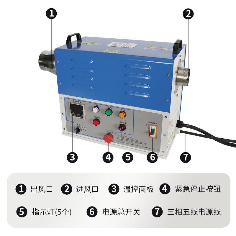 Industrial Hot Fan Manufacturer - OEM/ODM Custom Industrial Hot Fan High Power Drying High Pressure Heating Machine