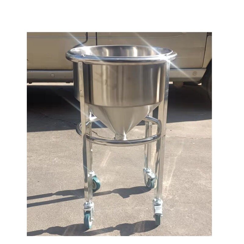 Stainless Steel Conical Hopper Manufacturer - OEM/ODM Custom 304 Stainless Steel Conical Hopper with Ball Valve Filling Machine