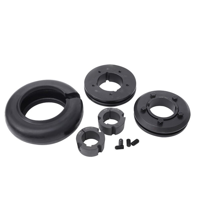 Flexible Tyre Coupling Manufacturer - OEM/ODM Custom European High Quality Cast Iron Stock Bore F90 Tyre Flexible Coupling