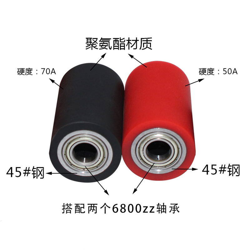 Rubber-coated Unpowered Roller Factory - OEM/ODM Custom Rubber-coated Unpowered Roller Printing Machine Laminating Machine Wheel