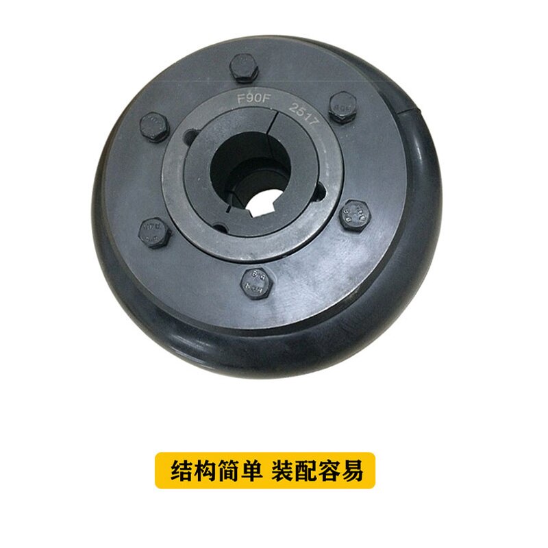Flexible Tyre Coupling Manufacturer - OEM/ODM Custom European High Quality Cast Iron Stock Bore F90 Tyre Flexible Coupling
