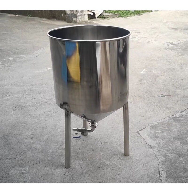 Stainless Steel Conical Hopper Manufacturer - OEM/ODM Custom 304 Stainless Steel Conical Hopper with Ball Valve Filling Machine