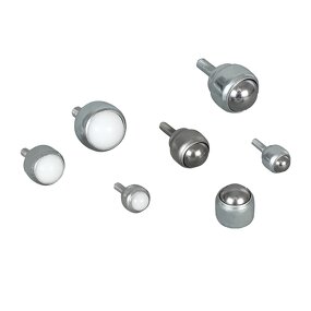 CY-25D-PL Ball Transfer Unit Manufacturer - OEM/ODM Custom CY-25D-PL M8 Thread Stud POM Nylon ABS Ball Transfer Unit