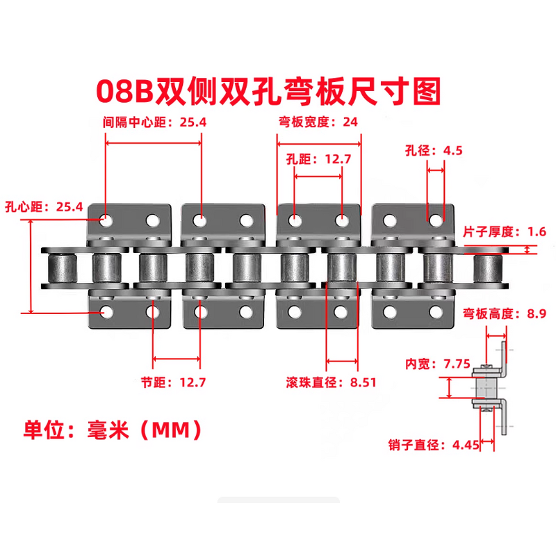 Industrial Transmission Bending Plate Roller Chain Factory - OEM/ODM Custom Industrial Transmission Bending Plate Roller Chain