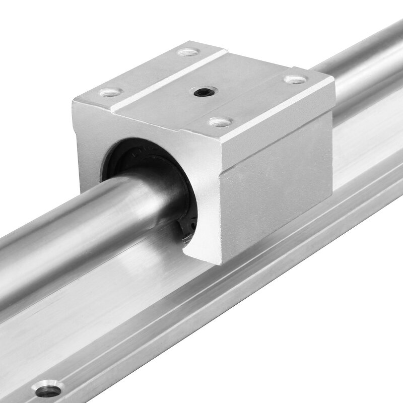 CNC Aluminum Linear Guide Rail Factory - OEM/ODM Custom CNC Aluminum Round Linear Guide Rail SBR12 and Slide Block SBR12UU