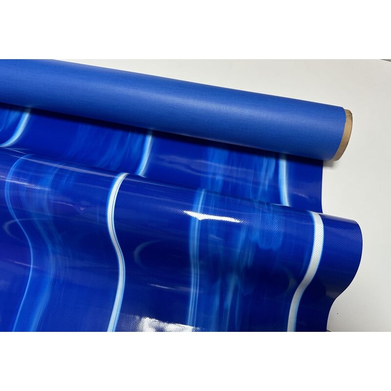 Outdoor Swimming Pool Tarpaulin Factory - OEM/ODM Custom Outdoor Swimming Pool Polyester Mesh PVC Wood Waterproof Heat Insulation