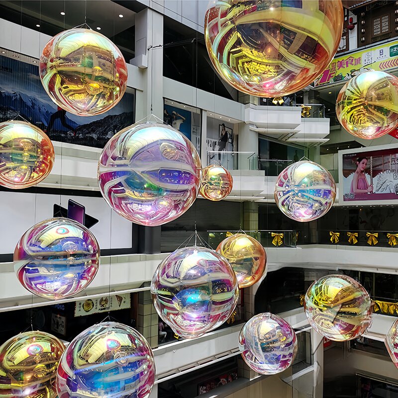 Inflatable Mirror Ball Factory - OEM/ODM Custom Inflatable Mirror Ball Gold Silver Customized Reflective Color Shiny