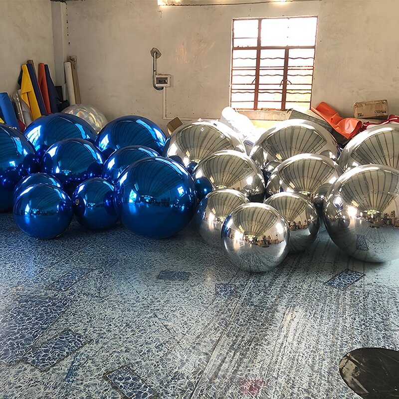 Inflatable Mirror Ball Factory - OEM/ODM Custom Inflatable Mirror Ball Gold Silver Customized Reflective Color Shiny