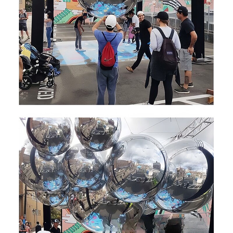 Wedding Stage Decoration Manufacturer - OEM/ODM Custom Wedding Stage Decoration Laser Disco Inflatable Mirror Ball Large