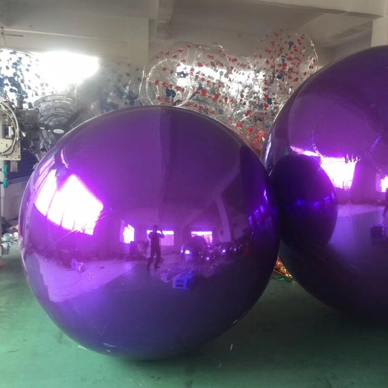 Inflatable Mirror Ball Decoration Factory - OEM/ODM Custom Custom Large Event Decoration Colorful PVC Floating Balloon Inflatable Mirror