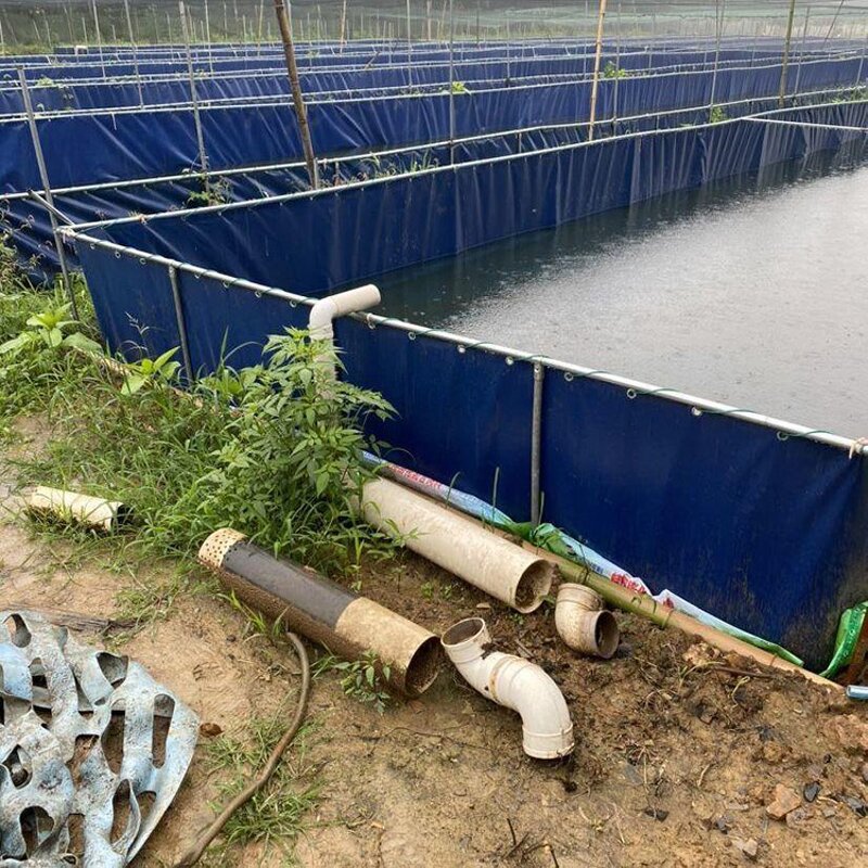 Farming Geomembrane System Factory - OEM/ODM Custom Factory Custom Size Farming Geomembrane System Foldable Pond Fish Tank