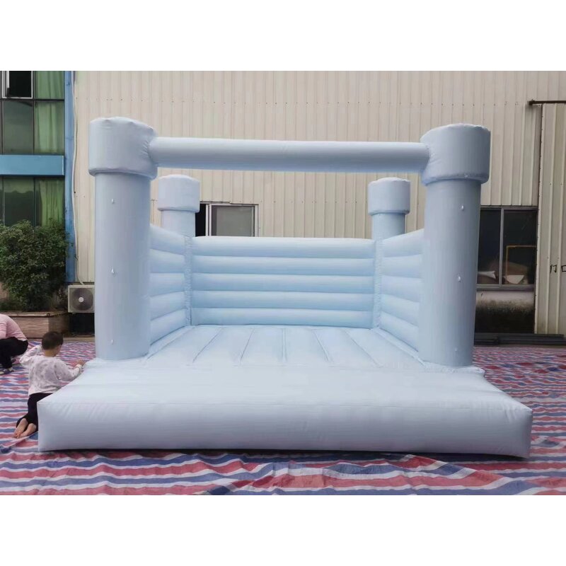 Inflatable Material PVC Tarpaulin Factory - OEM/ODM Custom PVC Tarpaulin for Inflatable Material 500GSM Frame Retardant Knitted