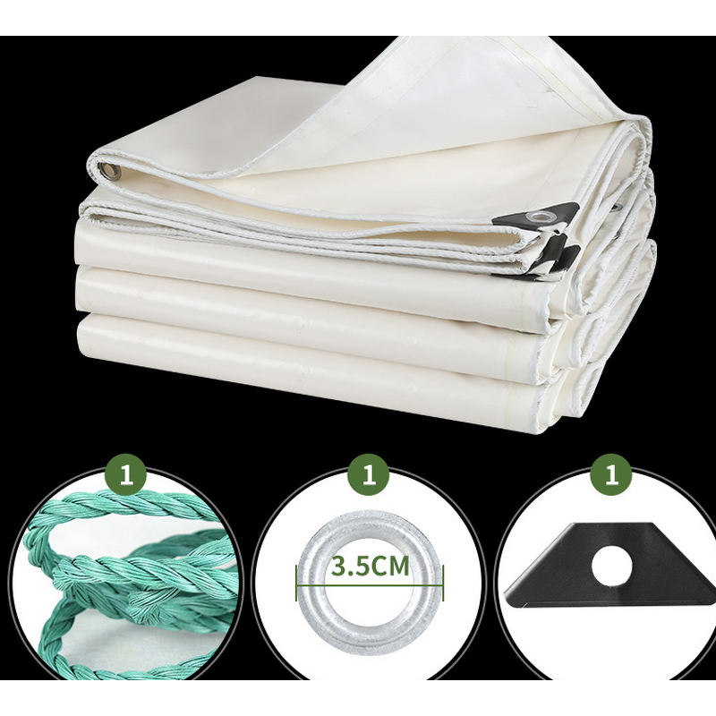 Outdoor Tent Tarpaulin Factory - OEM/ODM Custom Outdoor Tent Sunscreen Flexible Strong Tarpaulin Smooth Durable Flame Retardant