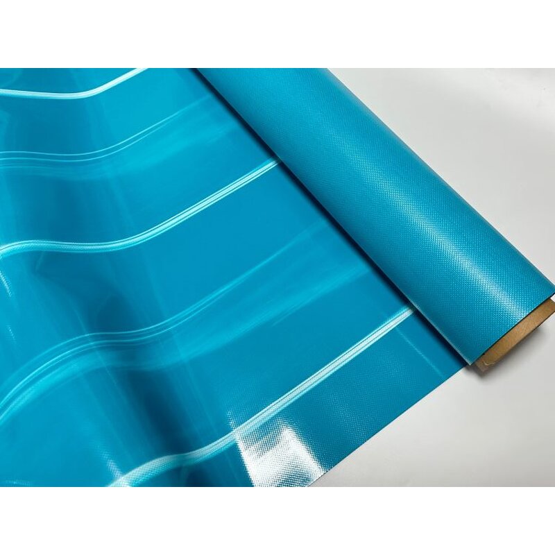 Outdoor Swimming Pool Tarpaulin Factory - OEM/ODM Custom Outdoor Swimming Pool Polyester Mesh PVC Wood Waterproof Heat Insulation