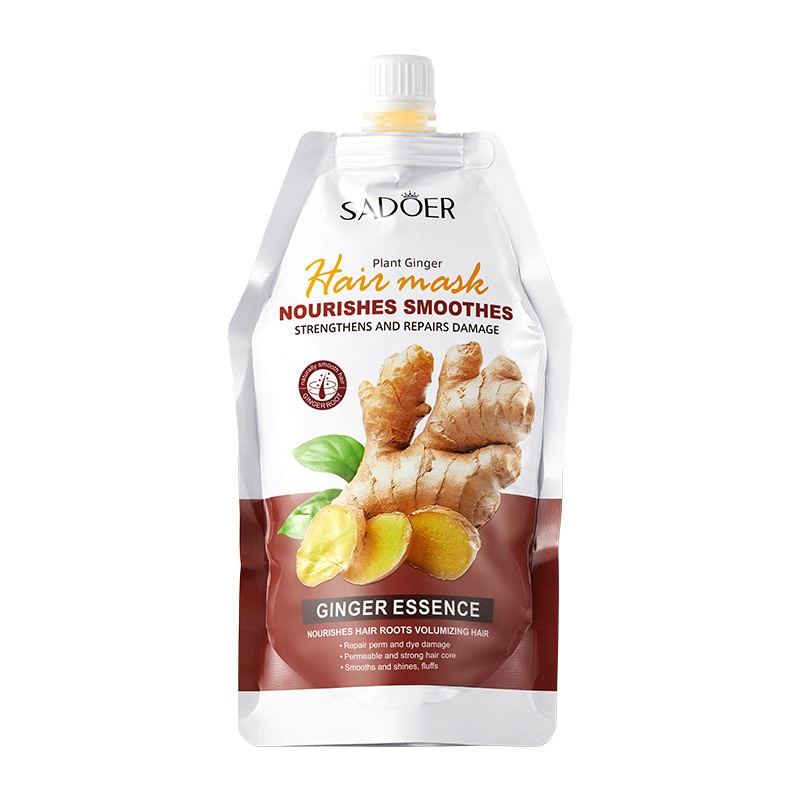 For SADOER Soft Ginger Hair Mask Cream-Based Cleansed Hair Nourishing and Repairing Moisturizer