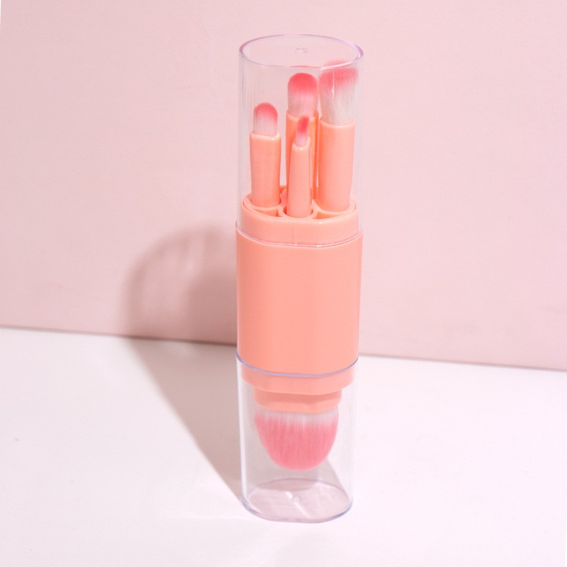 Portable Five-in-One Double Head Eye Shadow Brush Multi-Function Beauty Tool for Face Use