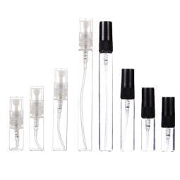 Glass Perfume Sample Bottle with Spray Pump Makeup Sets Essential for Luxurious Touch