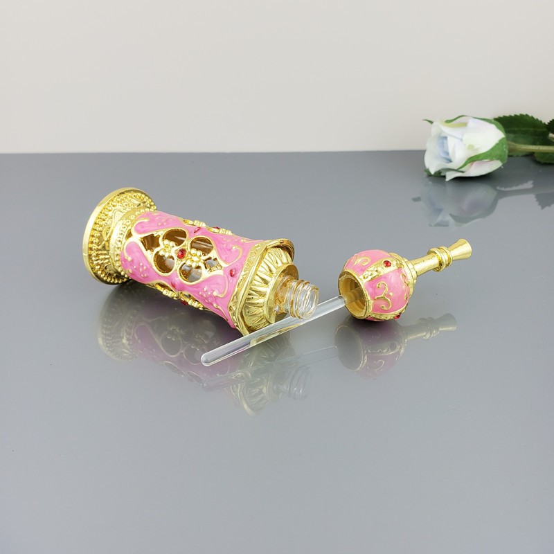 in Stock 12ml Glass Empty Perfume Bottle for Essential Oils Nail Polish & Skin Care Cream with Dropper Sealing from Dubai