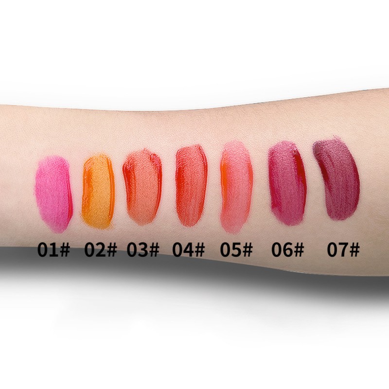 Soft Mist Jelly Lip Tint Moisturizing and Matte Colored Lip Gloss Compact and Portable