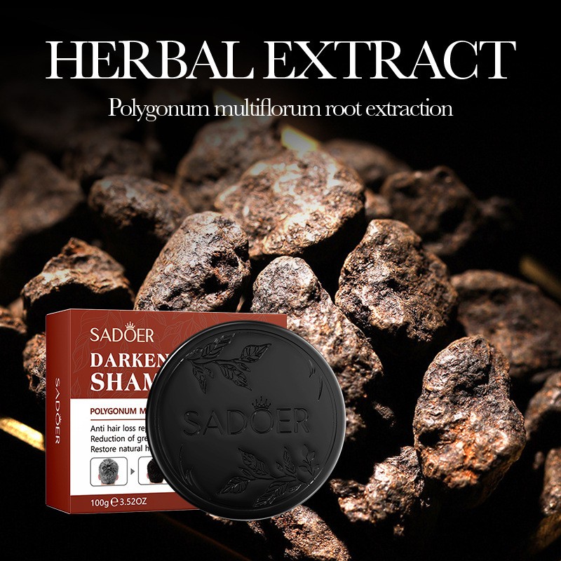 He Shou Wu Hair Soap SADOER Repairs and Naturally Cares for Hair Conditioner