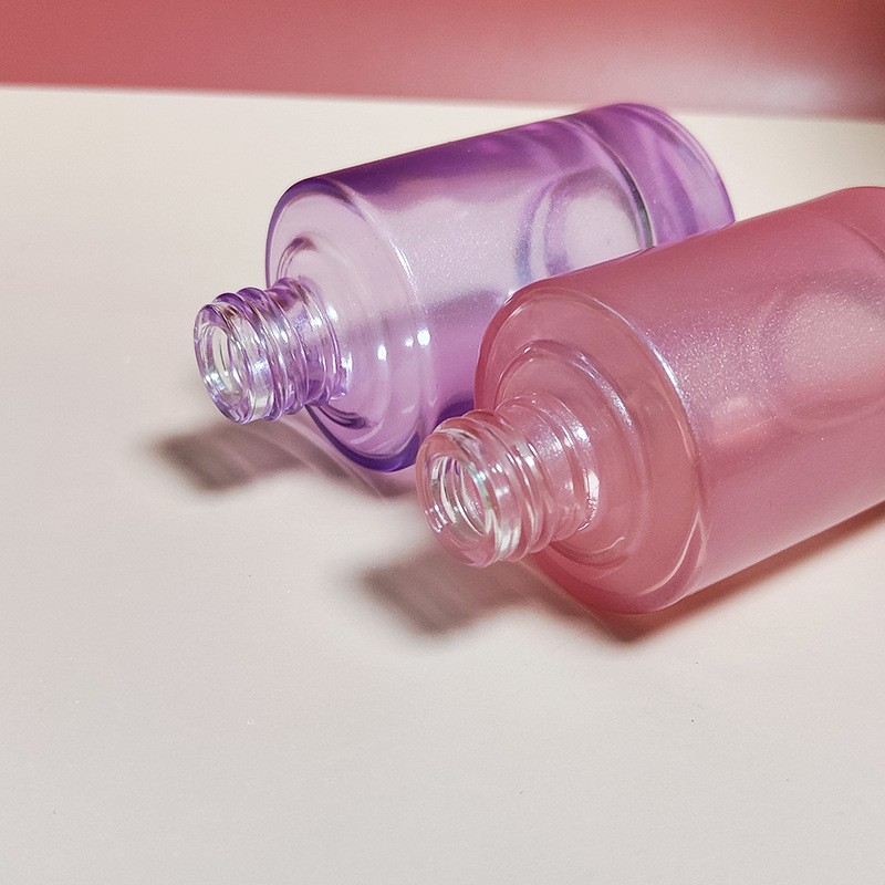 30ml Heavy Bottom Glass Dropper Bottle with Pump for 1oz Skincare Serum Cosmetics Toner Secure Sealing Pump Sprayer