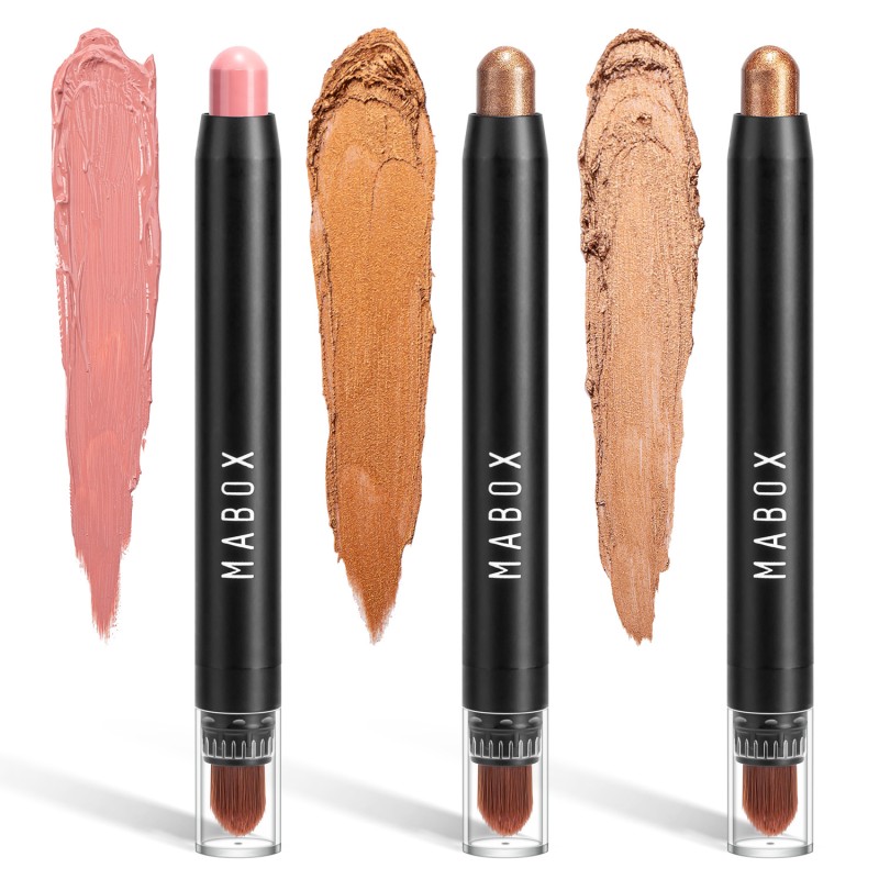 Pearl Eye Shadow Stick Eye Makeup Color Pen Highlight Rotating Eye Shadow