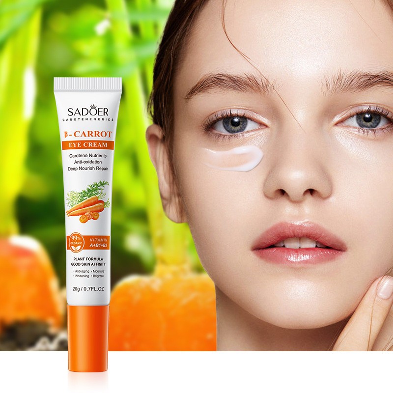 20g Moisturizes and Improves Dark Circles Eye Lines and Eye Bags Carrot Eye Cream