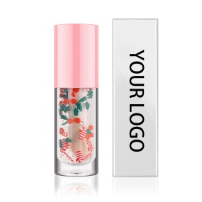 Big Brush Head Thick Stick Pure Transparent Lip Balm Lipstick Christmas Lip Oil 2024