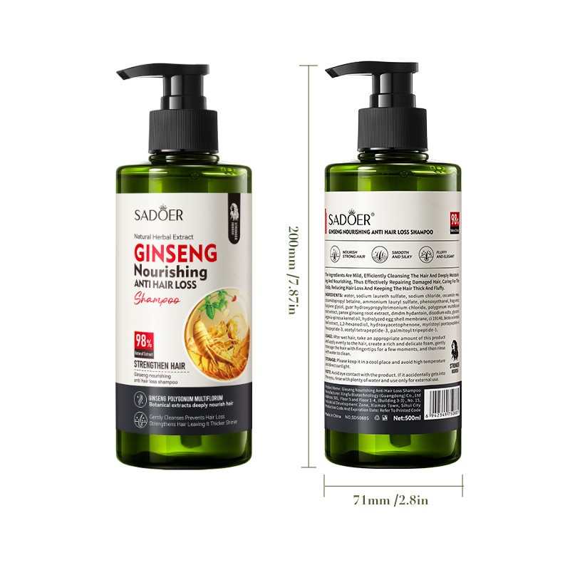 SADOER Ginseng and Polygonum Multiflorum Nourishing Anti-hair Loss Shampoo