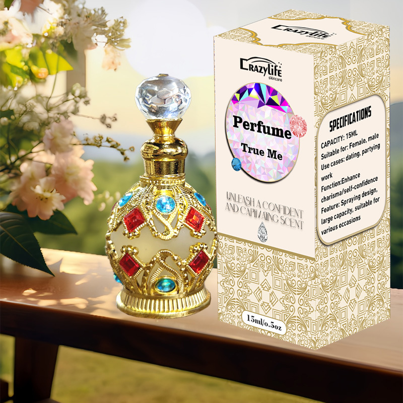 Women's Portable Fruity Light Fragrance Essential Oil Perfume Arabic Style Cross-Border Wholesale