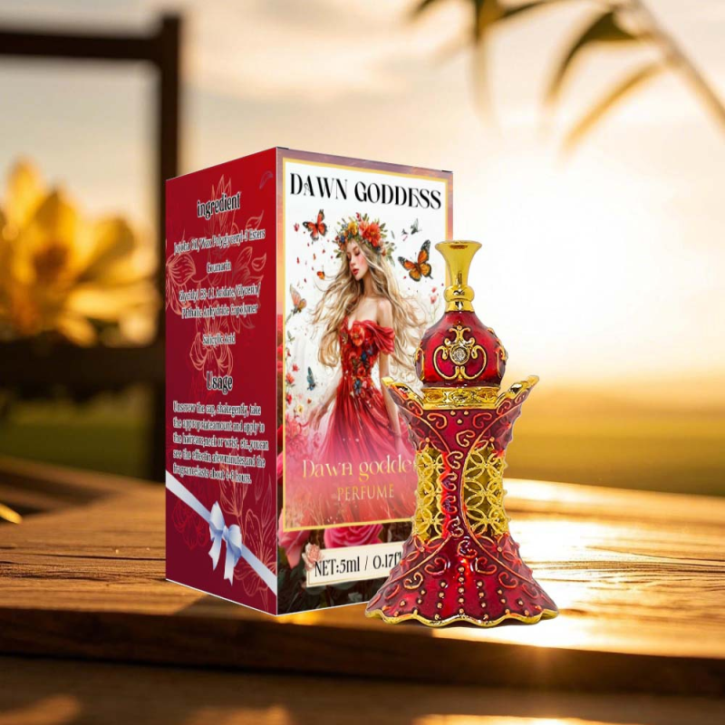 Red Women's Skirt Cologne Light Fragrance Perfume Aromatherapy Deodorant Cross-Border Wholesale