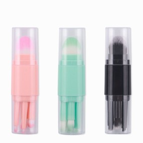 Portable Five-in-One Double Head Eye Shadow Brush Multi-Function Beauty Tool for Face Use