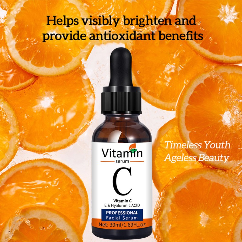 Vitamin C  Hyaluronic Acid Serum Set Azelaic Acid Seaweed Shea Butter Witch Hazel Oligopeptides Targeted Lip Whitening