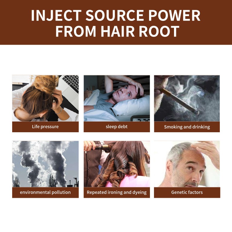 Shampoo Soap Polygonum Multiflorum Serums for Natural Black Hair Moisturizing and Softening Care