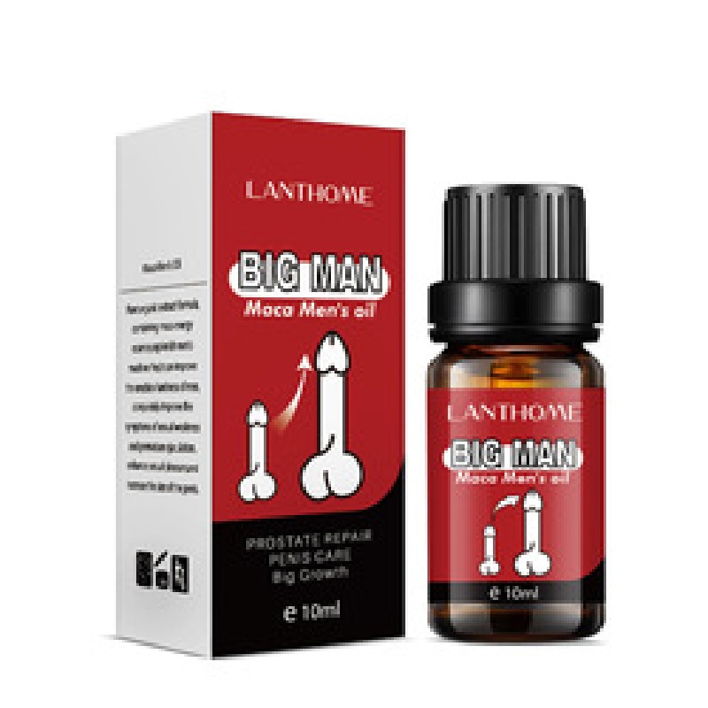 Maca Herbal Men's Oil - Prostate Care, Penis Growth Support - Natural Private Parts & Body Massage Essential Oil